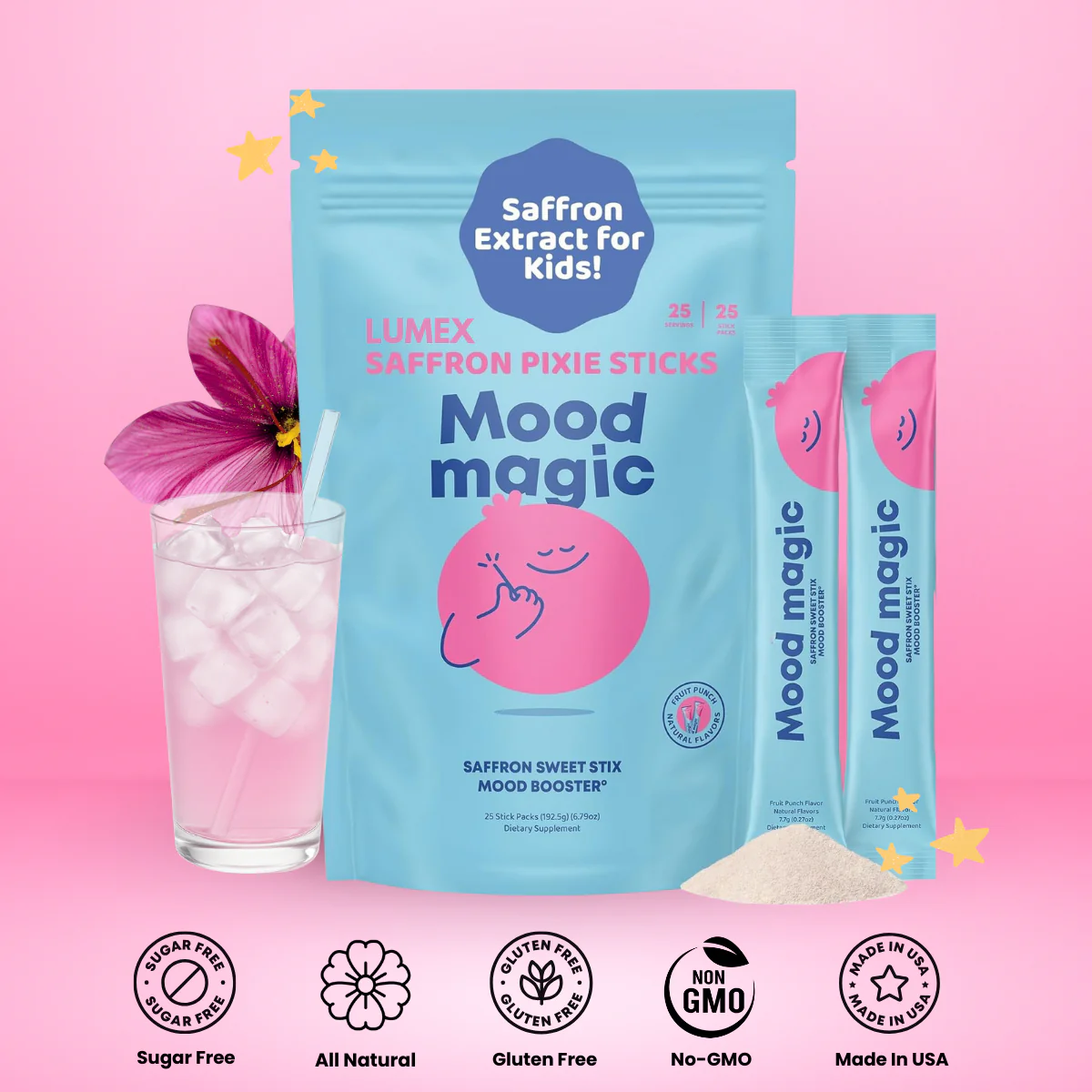 NatureHub™ - Mood Magic Saffron Pixie Sticks
